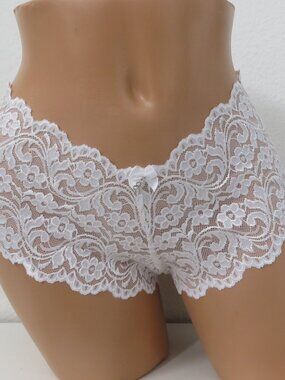 (#132) Smart & Sexy Lace Boy Short Panties Size 8